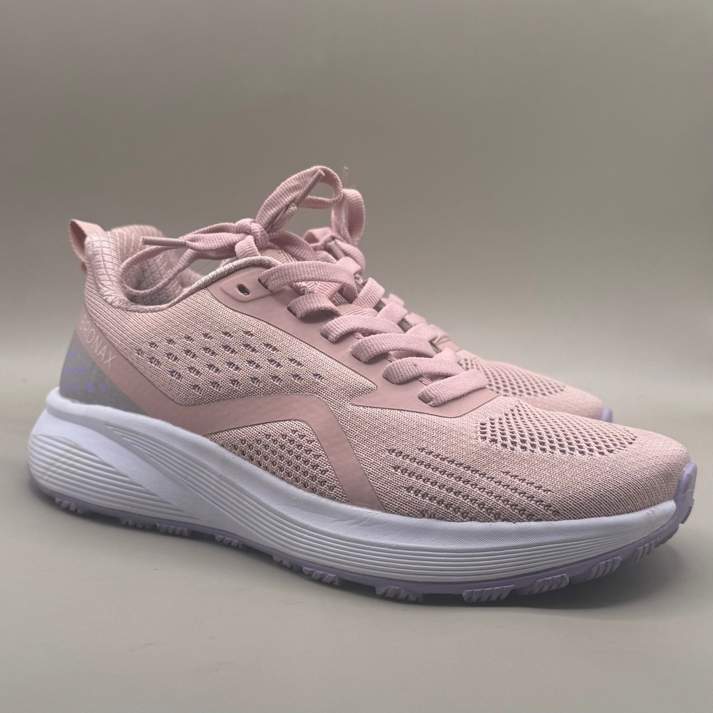 Bronax Running Shoes Women Size 38 Mesh Breathable Lightweight Pink Purple